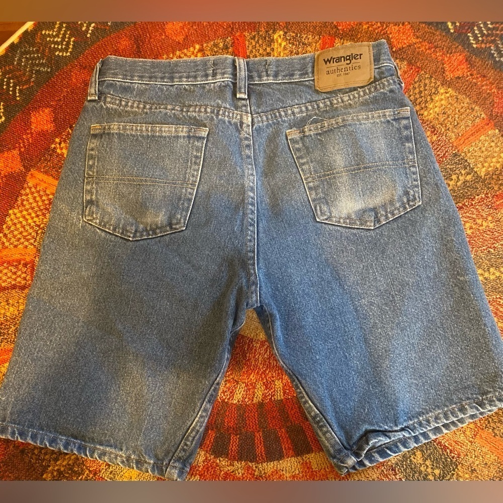 Wrangler Blue Denim Shorts - Picture 3 of 10